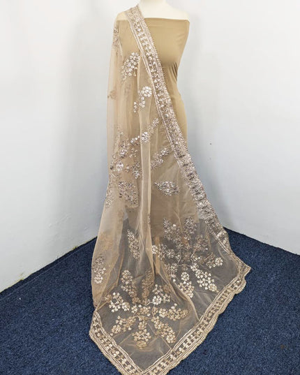 Handmade Full Jaal Gotta Work Organza Dupatta (Ready To Wear)