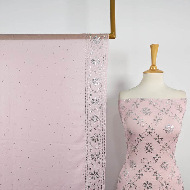 Fancy Chiffon with Mukesh Work 2PC Unstitched