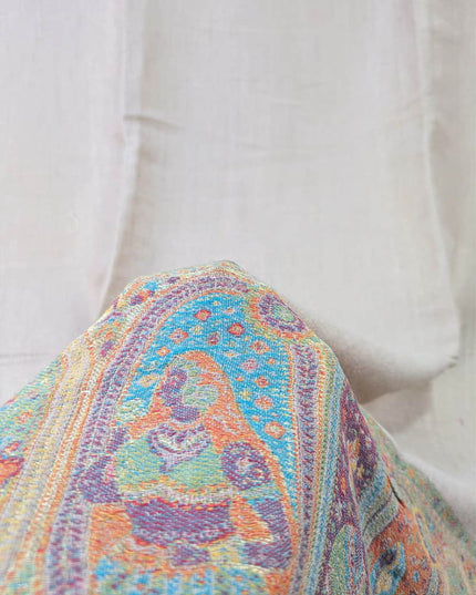 Premium Pure Indian Moon Light Kani Shawl (Ready To Wear)