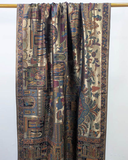 Pure Indian Moon Light Kani Shawl (Ready To Wear)