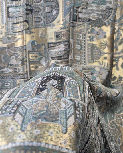 Premium Pure Indian Moon Light Kani Shawl (Ready To Wear)