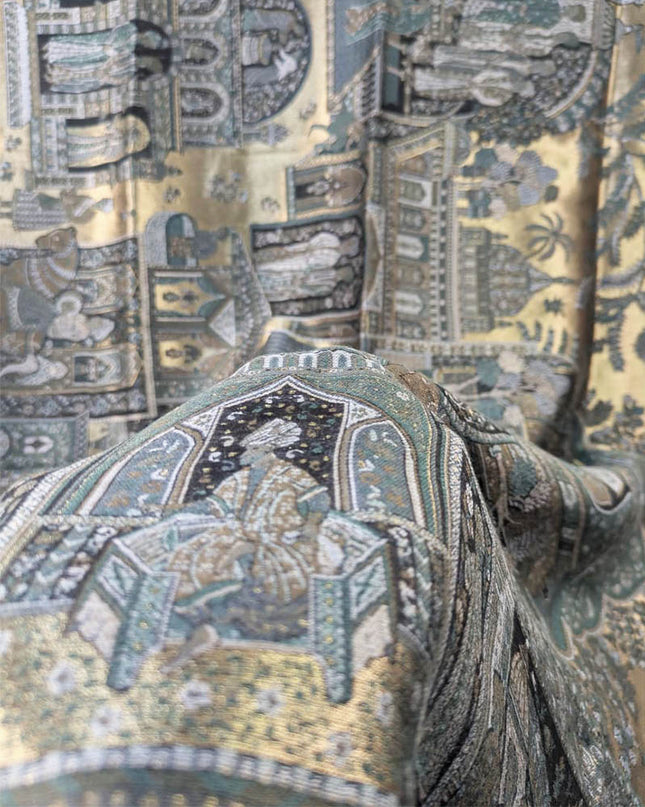 Premium Pure Indian Moon Light Kani Shawl (Ready To Wear)