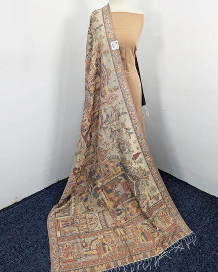 Pure Indian Moon Light Kani Shawl (Ready To Wear)