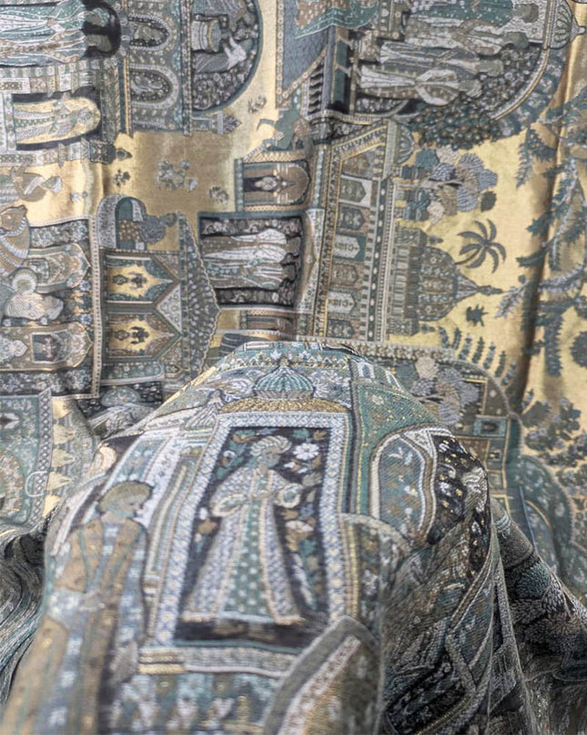 Exquisite Pure Indian Moon Light Kani Shawl (Ready To Wear)