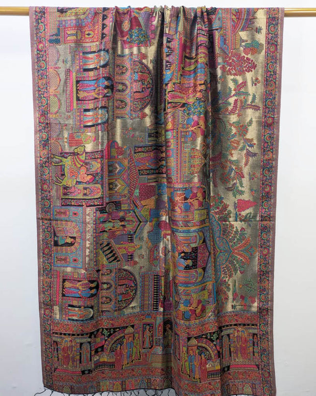 Fancy Pure Indian Moon Light Kani Shawl