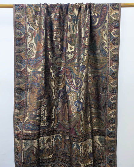 Pure Indian Moon Light Kani Shawl (Ready To Wear)