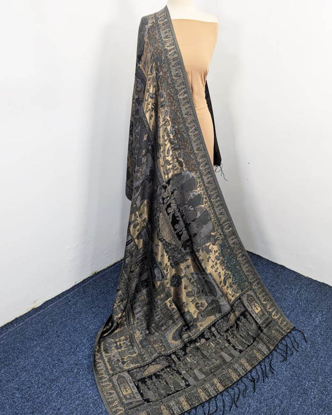 Premium Pure Indian Moon Light Kani Shawl