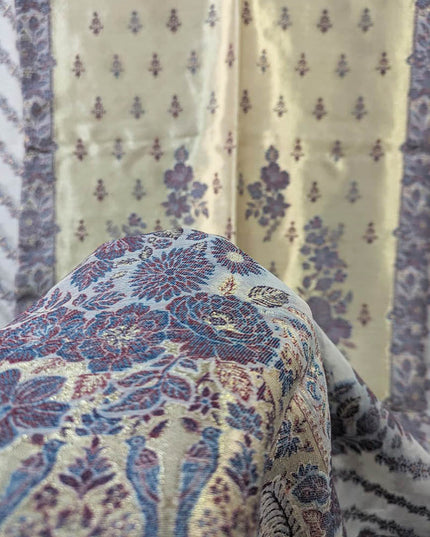 Premium Pure Indian Kani Silk Shawl (Ready To Wear)