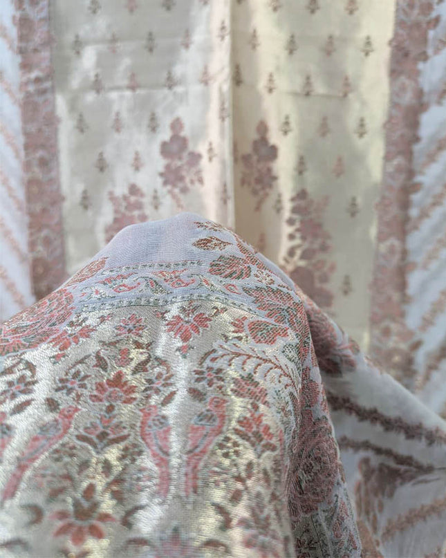 Exquisite Pure Indian Kani Silk Shawl