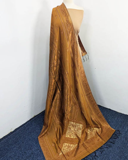 Pure Indian Kani Silk Shawl (Ready To Wear)