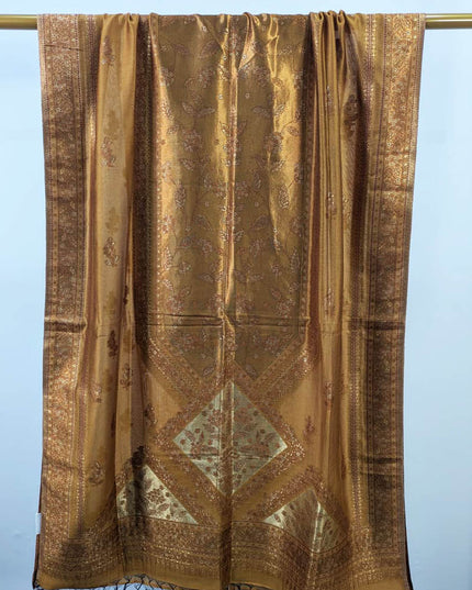 Pure Indian Kani Silk Shawl (Ready To Wear)