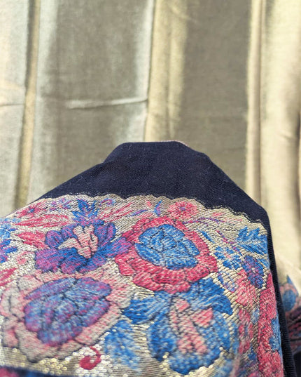 Fancy Kani Moonlight Wool Shawl with 4 Sided Border