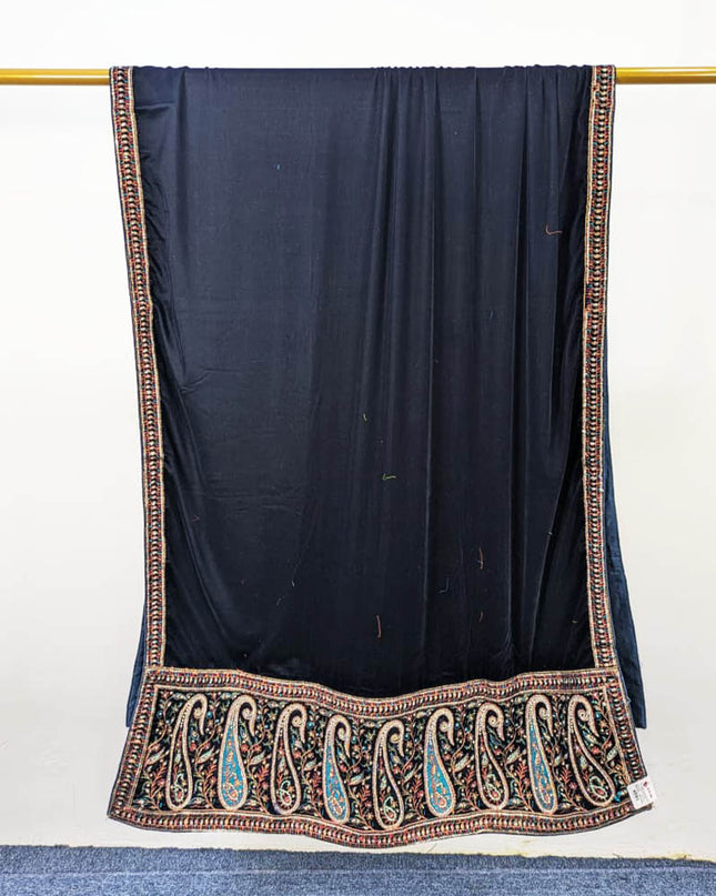 Premium Bareeza Style Velvet Shawl (Ready To Wear)