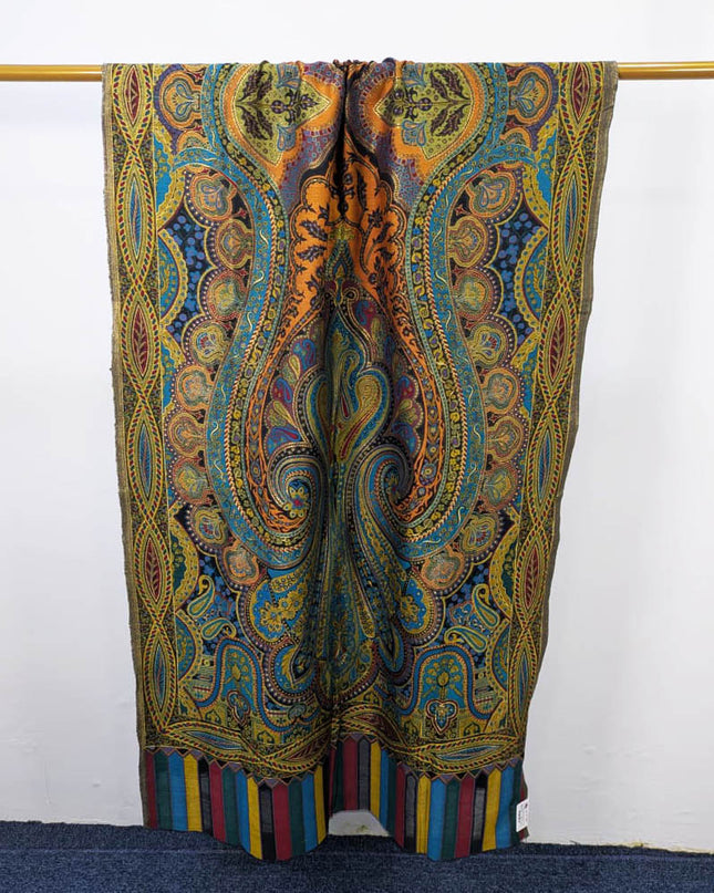 Premium Shah Jahan Style Work Kani Silk Shawl