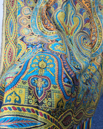 Premium Shah Jahan Style Work Kani Silk Shawl