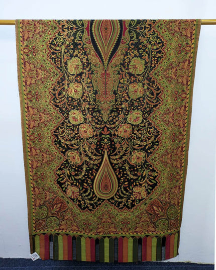 Shah Jahan Style Work Kani Silk Shawl (Ready To Wear)