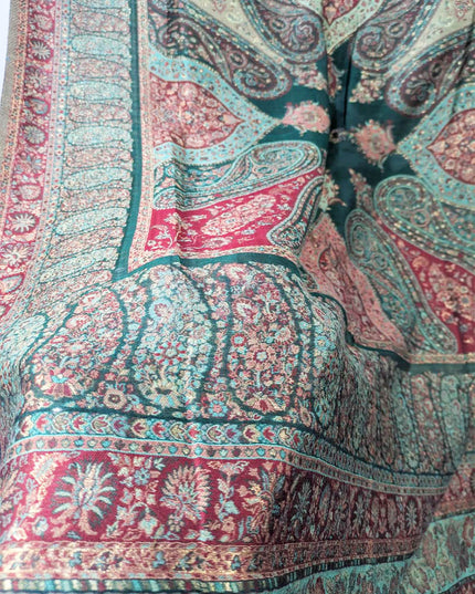 Paisley Style Kani Silk Shawl (Ready To Wear)