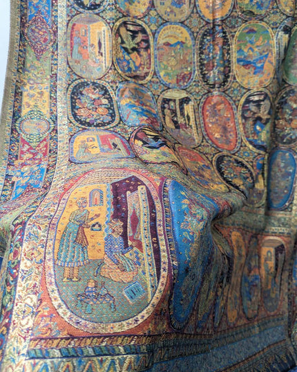 Cages Style Kani Silk Shawl (Ready To Wear)