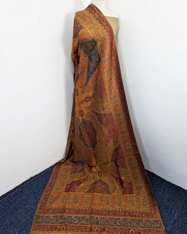 Fancy Kani Silk Shawl with Moonlight Work