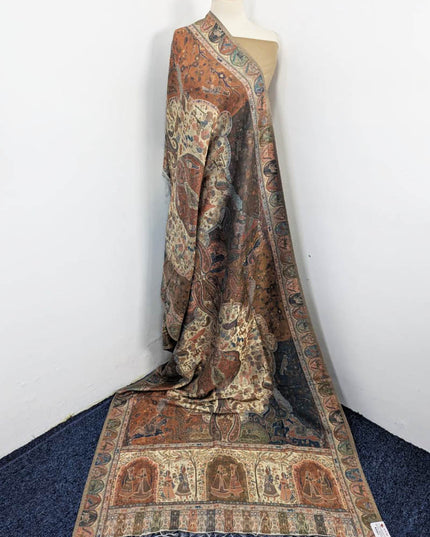 Kani Silk Shawl with Moonlight Work (Ready To Wear)