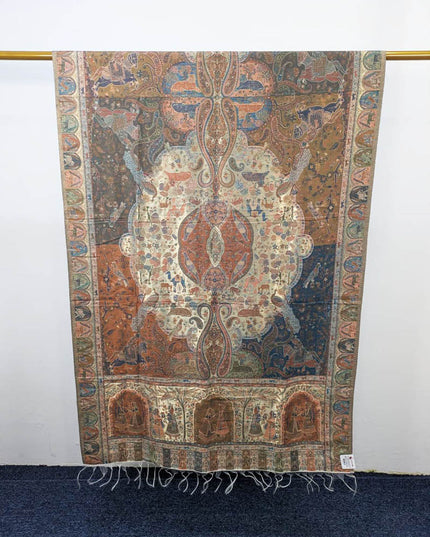 Kani Silk Shawl with Moonlight Work (Ready To Wear)