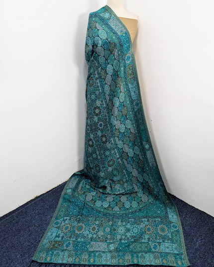 Fancy Moon Light Kani Silk Shawl (Ready To Wear)