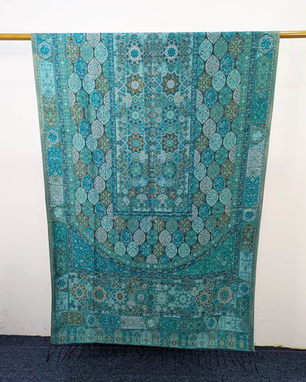 Fancy Moon Light Kani Silk Shawl (Ready To Wear)