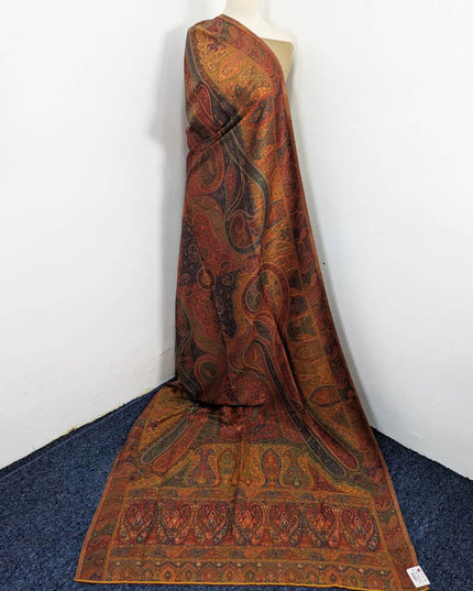 Fancy Kani Silk Shawl with Moonlight Work