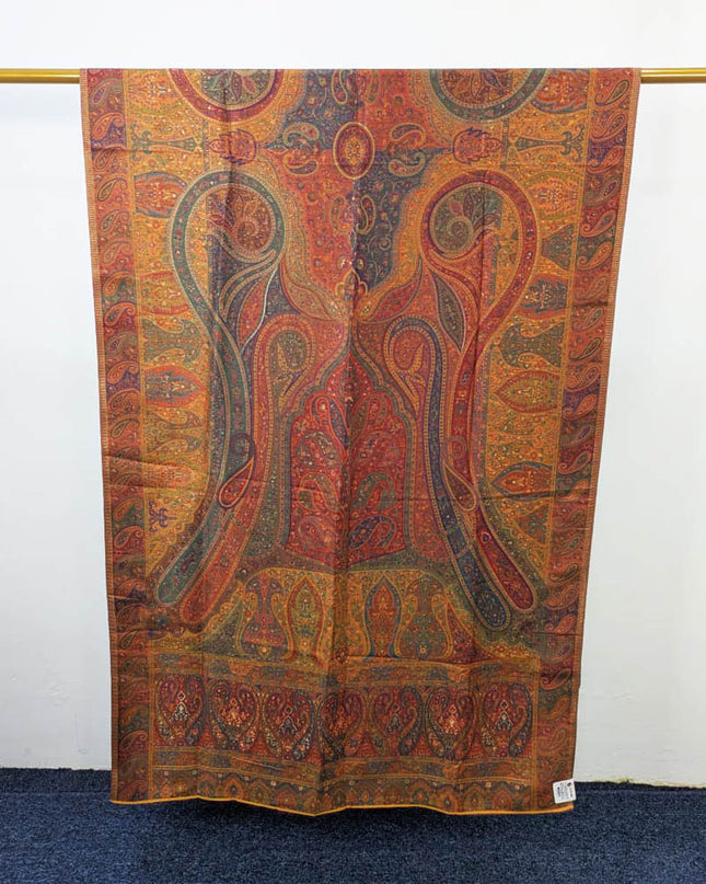 Fancy Kani Silk Shawl with Moonlight Work