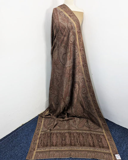 Fancy Kani Silk Shawl with Moonlight Work