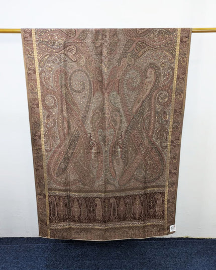 Fancy Kani Silk Shawl with Moonlight Work