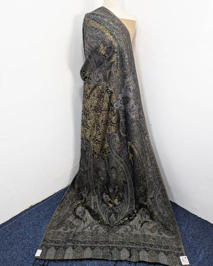 Fancy Net Silk Style Pure Kani Silk Shawl (Ready To Wear)