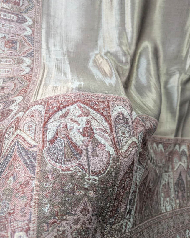 Fancy Moonlight Shawl with Fine Kani Work