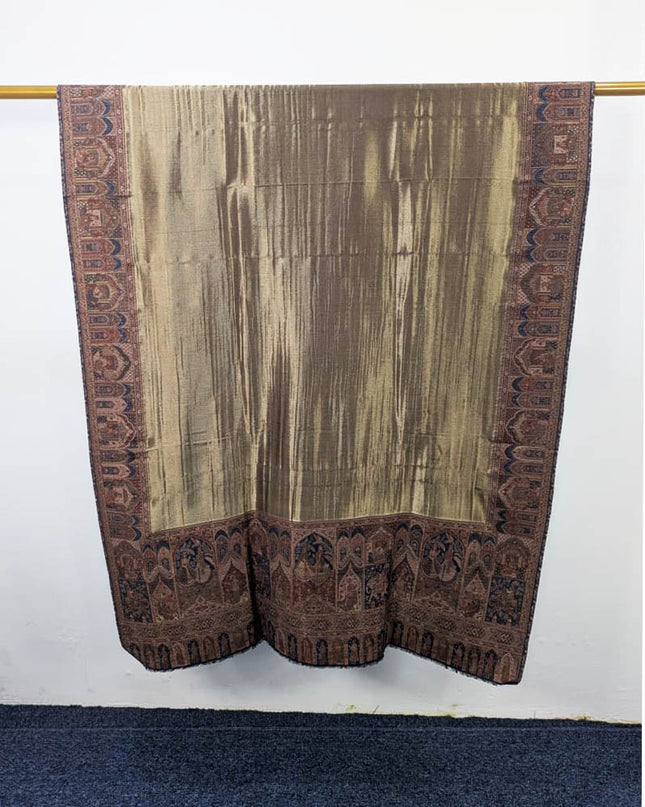 Premium Moonlight with Fine Kani Work Shawl (Ready To Wear)