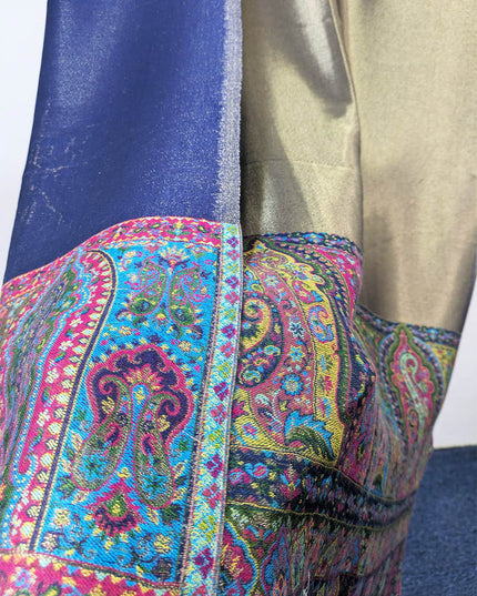 Luxury Kani Moonlight Plain Reversible Shawl (Ready To Wear)