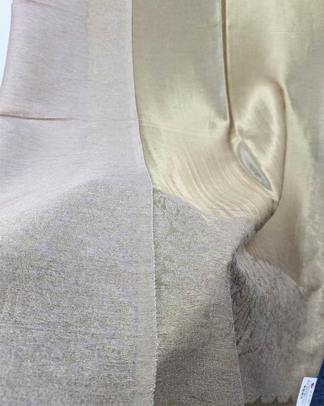 Fancy Moonlight with Kani Work Shawl (Ready To Wear)