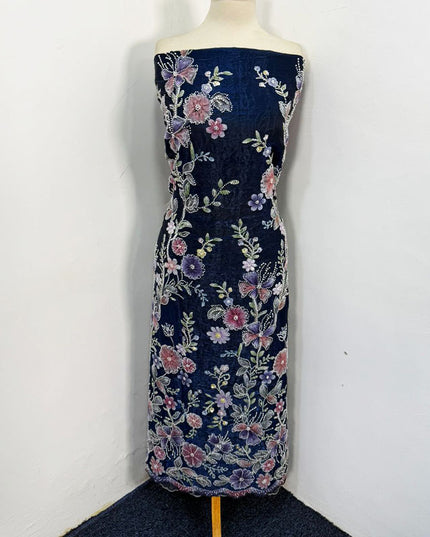 Fancy Silk Cut Dana with 3D Work 2PC Unstitched