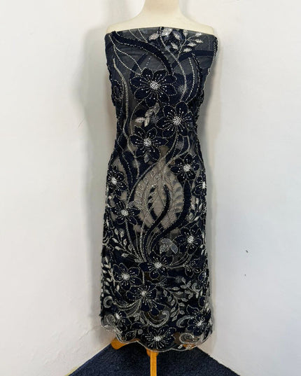 Premium Net Cut Dana with 3D Work 2PC Unstitched