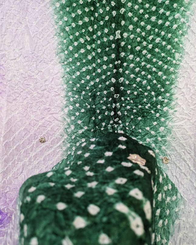 Handmade Chunnri Gotta Work Silk Dupatta (Ready To Wear)