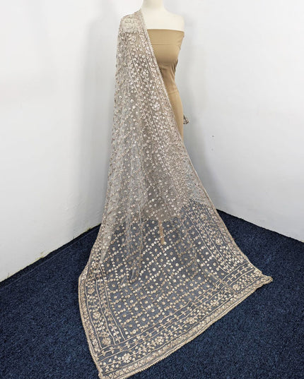 Organza with Handmade Full Jaal Gotta Work Dupatta