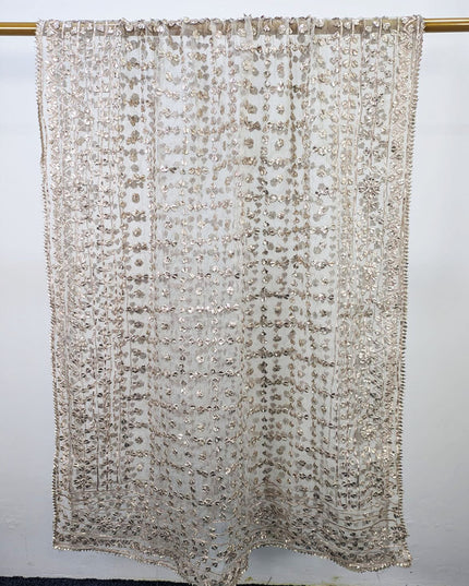 Organza with Handmade Full Jaal Gotta Work Dupatta