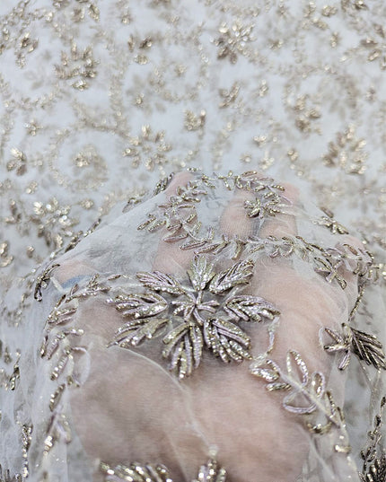 Handmade LCD Gotta Work Organza Dupatta (Ready To Wear)