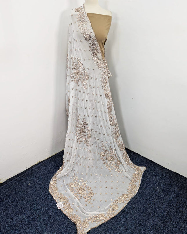 Silk with Handmade Gotta Work Dupatta (Ready To Wear)