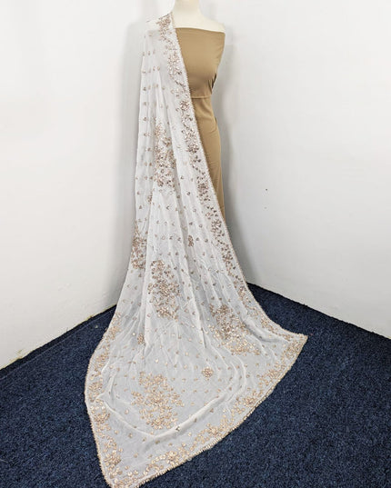 Fancy Silk with Handmade Gotta Work Dupatta