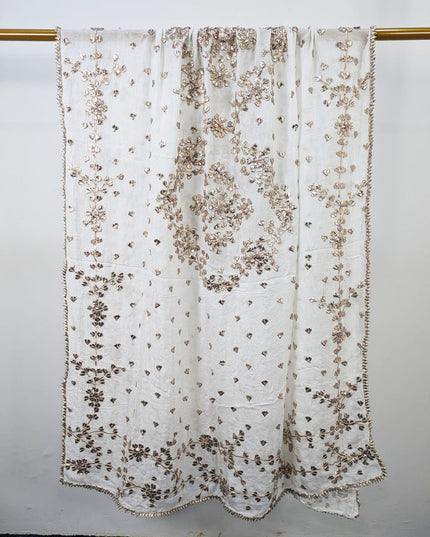 Handmade Gotta Work Silk Dupatta (Ready To Wear)