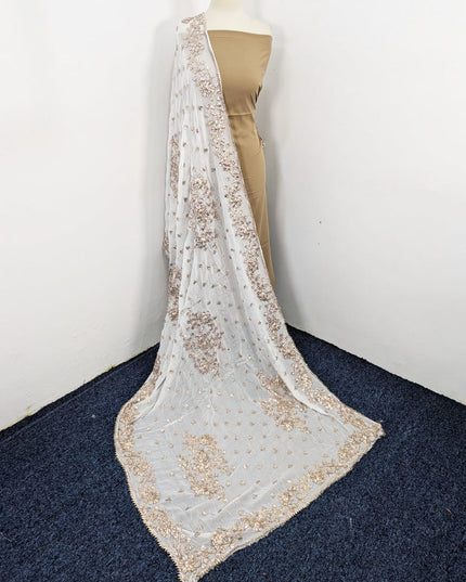 Silk with Handmade Gotta Work Dupatta (Ready To Wear)