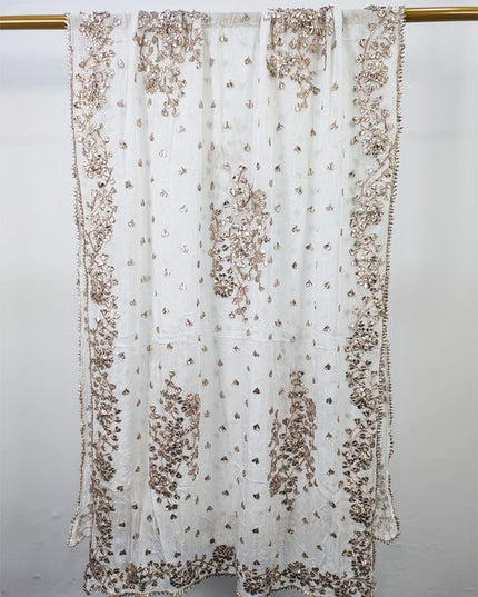 Silk with Handmade Gotta Work Dupatta (Ready To Wear)