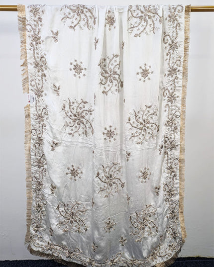 Fancy Silk with Handmade LCD Gotta Work Dupatta