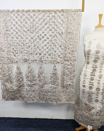 Fancy Handmade Gotta Work Dyeable Organza 2PC Unstitched