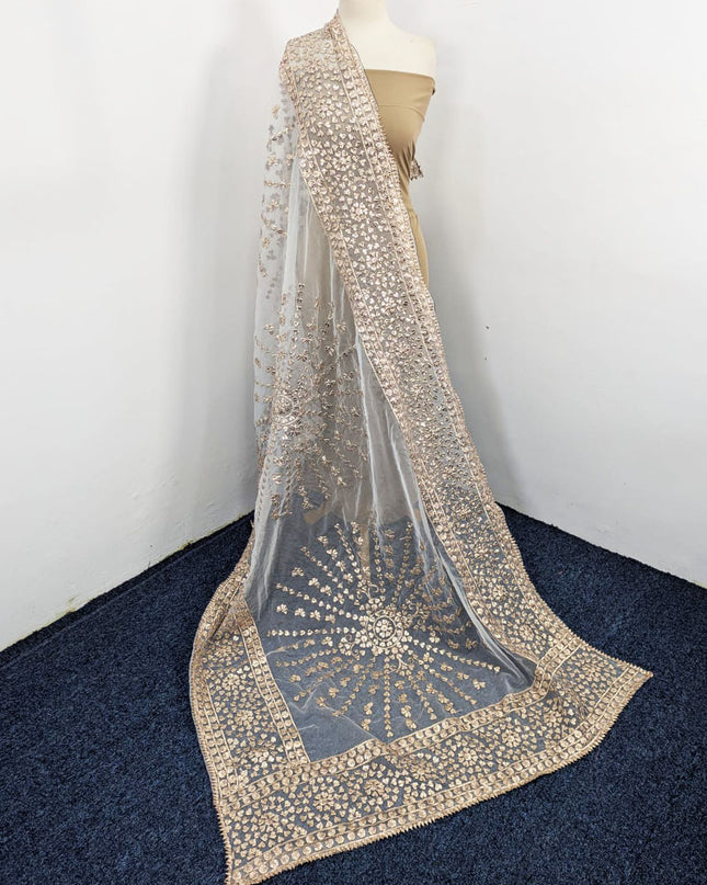 Organza with Full Jaal Gotta Work Dupatta (Ready To Wear)